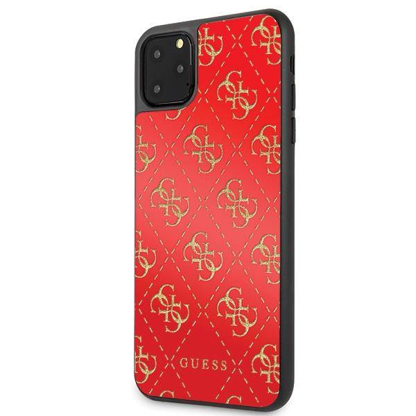 GUESS DOUBLE GLITTER ETUI DO IPHONE 11 PRO - RED