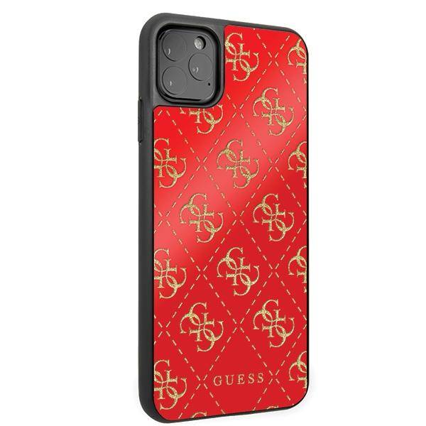 GUESS DOUBLE GLITTER ETUI DO IPHONE 11 PRO - RED