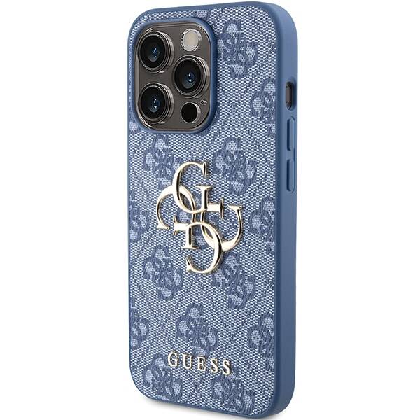 GUESS  ETUI 4G BIG METAL LOGO do iPhone 15 Pro