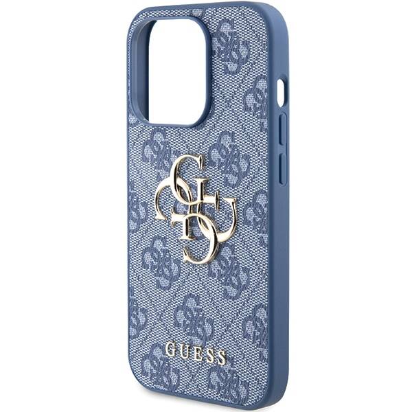 GUESS  ETUI 4G BIG METAL LOGO do iPhone 15 Pro