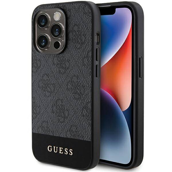 GUESS ETUI 4G Stripe do iPhone 15 Pro