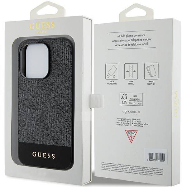 GUESS ETUI 4G Stripe do iPhone 15 Pro