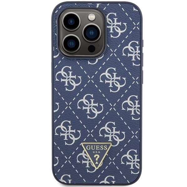 GUESS ETUI 4G TRIANGLE METAL LOGO do iPhone 15 Pro