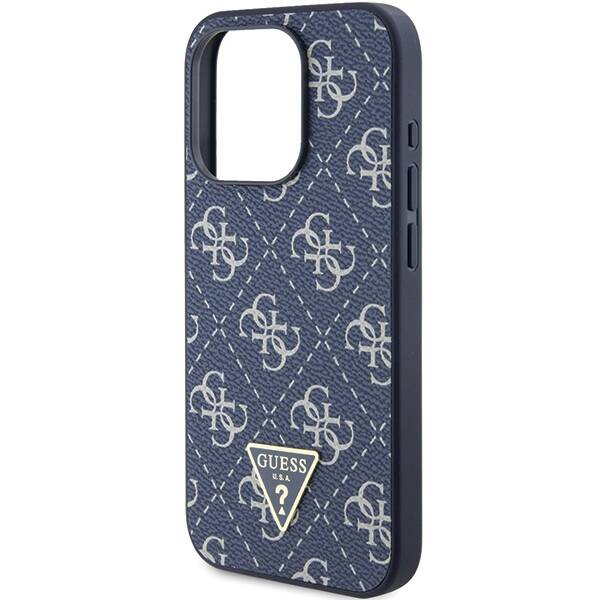 GUESS ETUI 4G TRIANGLE METAL LOGO do iPhone 15 Pro