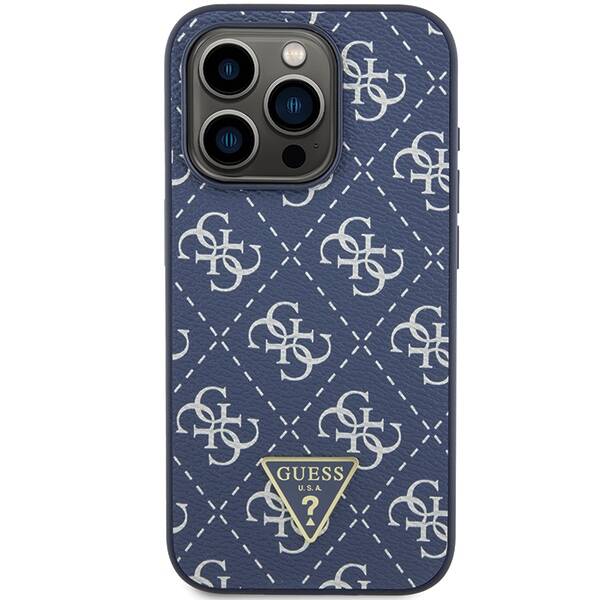 GUESS ETUI 4G TRIANGLE METAL LOGO do iPhone 15 Pro Max