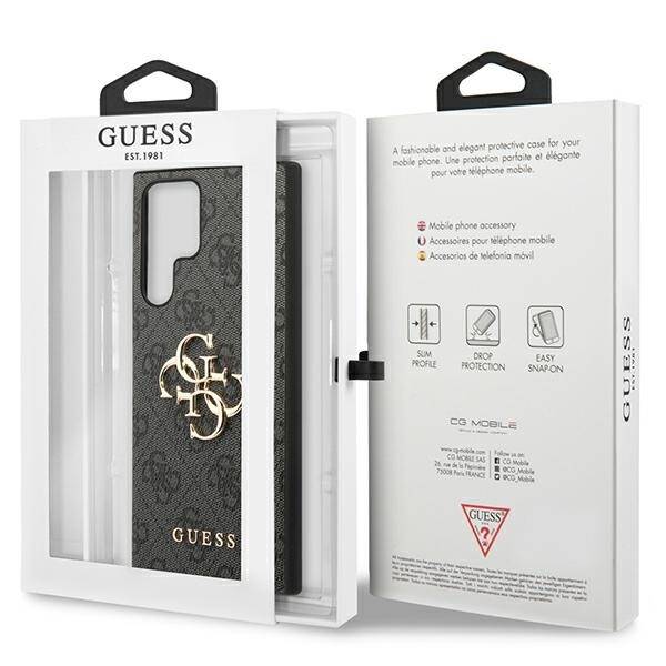 GUESS ETUI DO GALAXY S23 ULTRA HARDCASE 4G BIG METAL