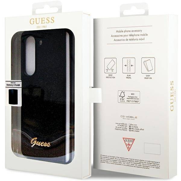 GUESS ETUI DO GALAXY Z FOLD5 GLITTER SCRIPT 