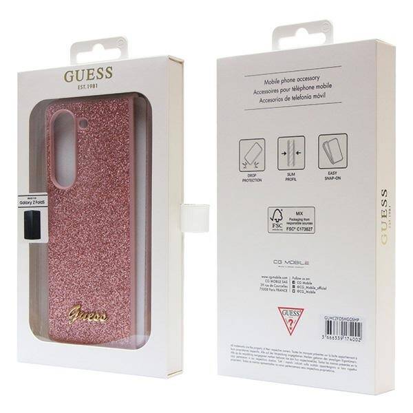 GUESS ETUI DO GALAXY Z FOLD5 GLITTER SCRIPT 