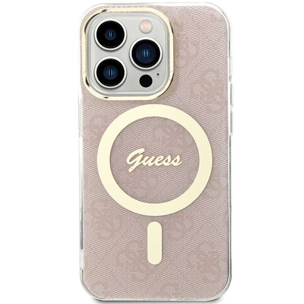 GUESS ETUI IML 4G MAGSAFE do iPhone 15 Pro