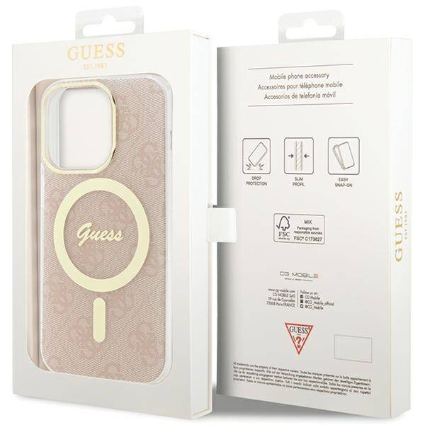 GUESS ETUI IML 4G MAGSAFE do iPhone 15 Pro