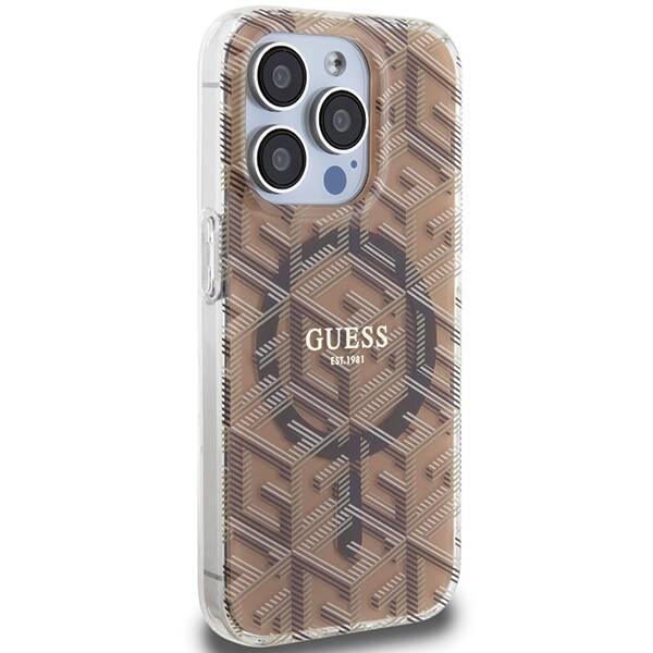 GUESS ETUI IML GCUBE MAGSAFE do iPhone 15 Pro