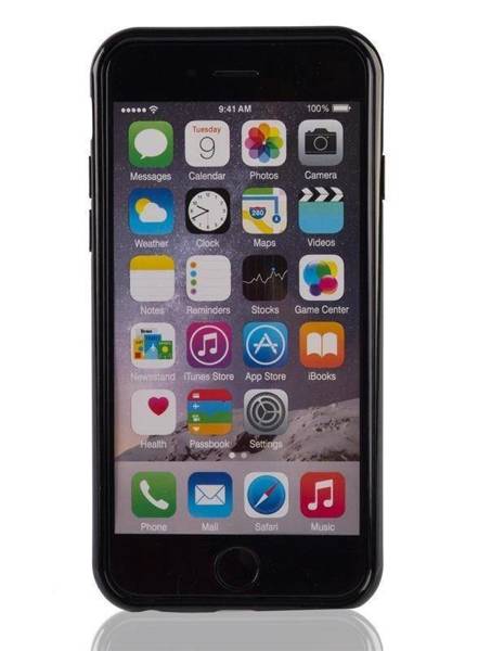 GUESS G-CUBE SILICONE ETUI DO APPLE IPHONE 6 / 6S - BLACK