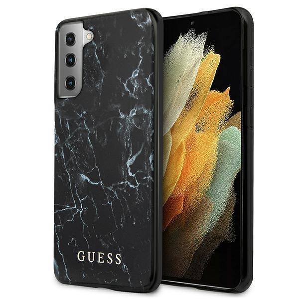 GUESS MARBLE SAMSUNG S21+ G996 - BLACK 