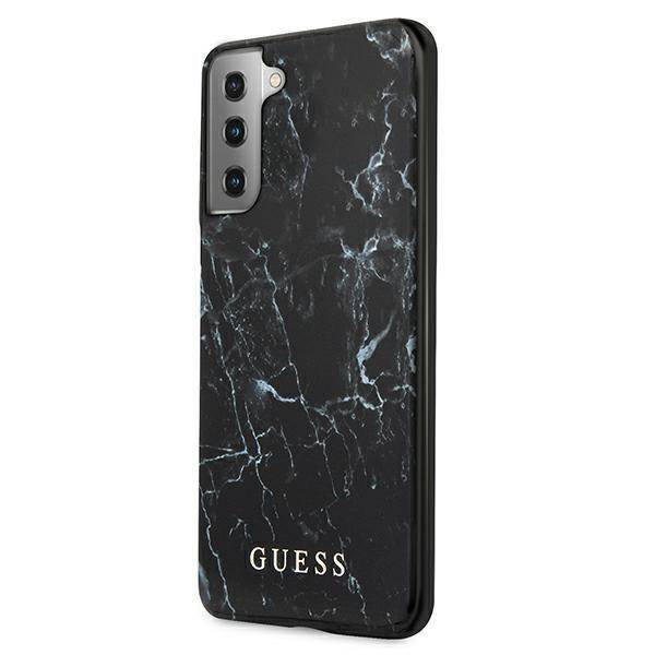 GUESS MARBLE SAMSUNG S21+ G996 - BLACK 