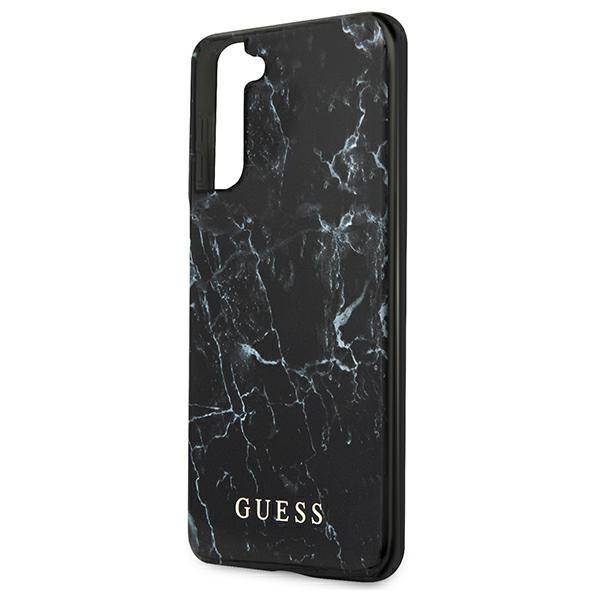 GUESS MARBLE SAMSUNG S21+ G996 - BLACK 