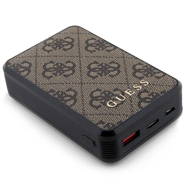 GUESS POWERBANK 18W 10000MAH - 4G LEATHER METAL LOGO