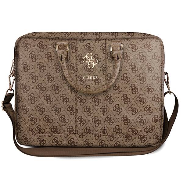 Guess 4G Big Logo | Torba na Laptop 16' - BROWN