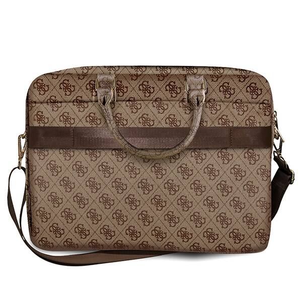 Guess 4G Big Logo | Torba na Laptop 16' - BROWN