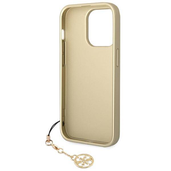 Guess 4G Charms | Etui do iPhone 14 Pro - BROWN