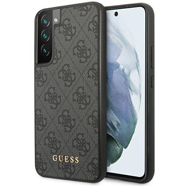 Guess 4G Metal Gold Logo | Etui do Galaxy S23 - GREY