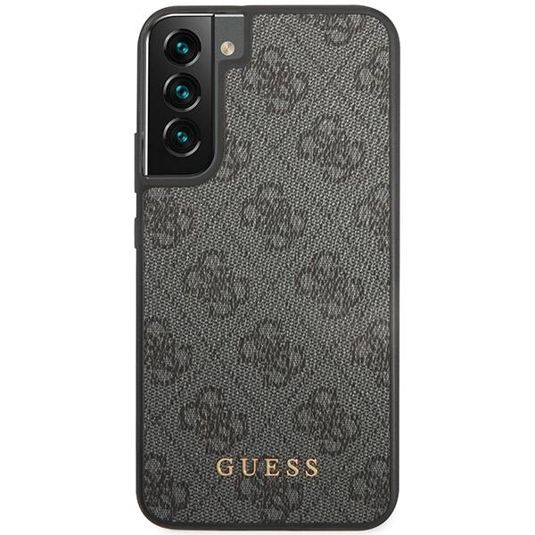 Guess 4G Metal Gold Logo | Etui do Galaxy S23 - GREY