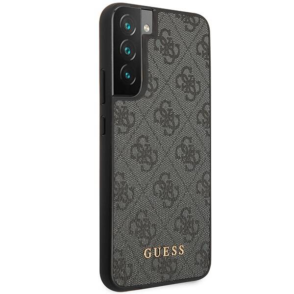 Guess 4G Metal Gold Logo | Etui do Galaxy S23 - GREY