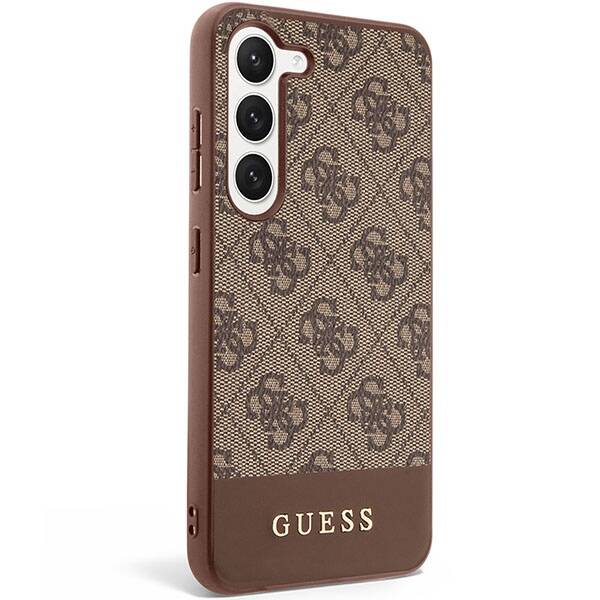 Guess 4G Stripe | Etui do Galaxy S23 - BROWN