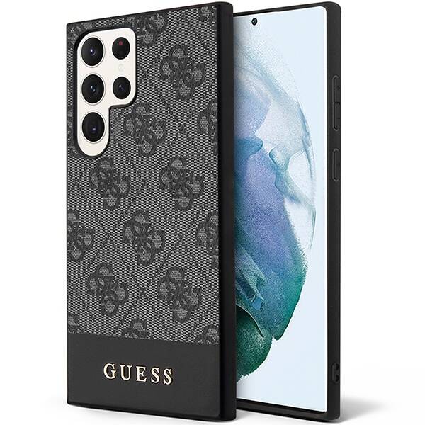 Guess 4G Stripe | Etui do Galaxy S23 Ultra - BLACK