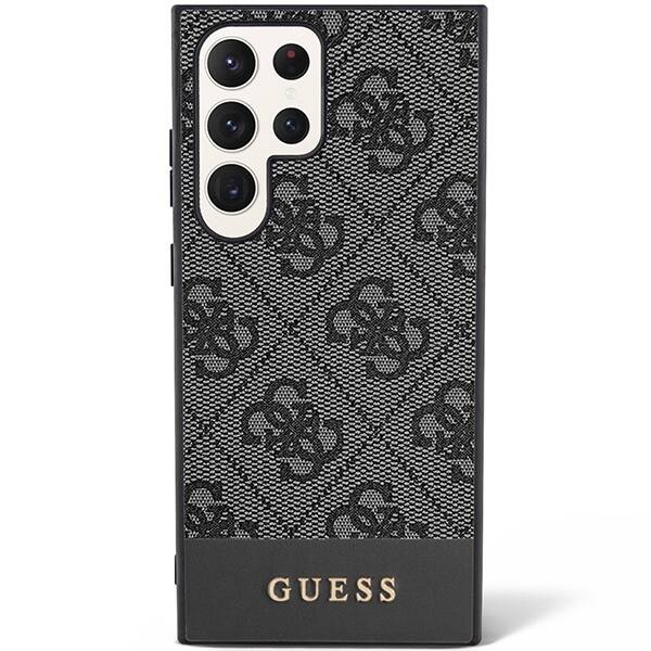 Guess 4G Stripe | Etui do Galaxy S23 Ultra - BLACK