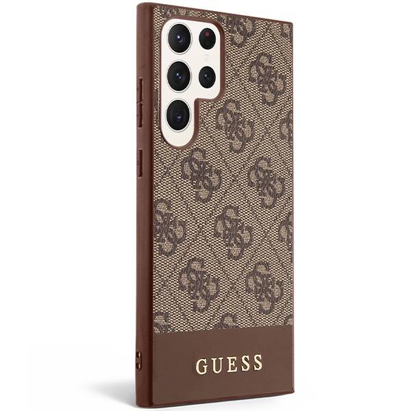 Guess 4G Stripe | Etui do Galaxy S23 Ultra - BROWN