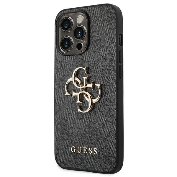 Guess Big Metal Logo | Etui do iPhone 14 Pro - GREY