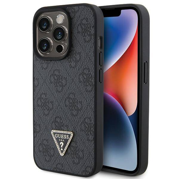 Guess Diamond Triangle | Etui do iPhone 15 Pro - BLACK