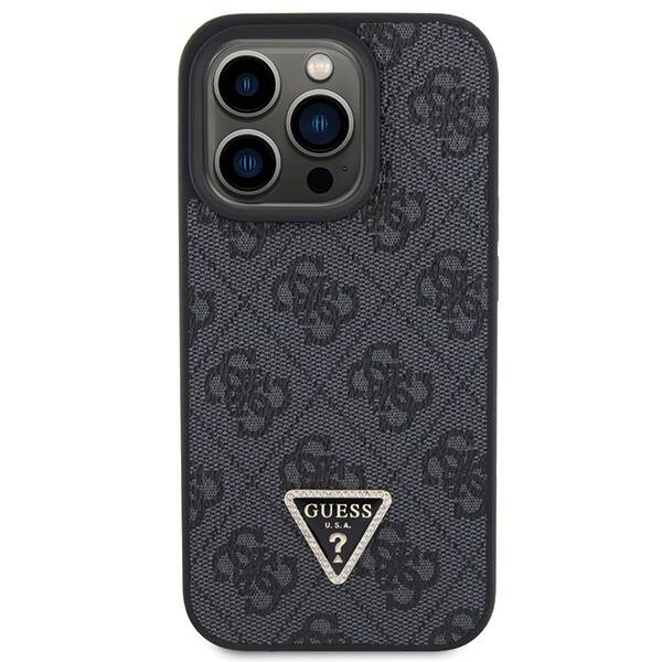 Guess Diamond Triangle | Etui do iPhone 15 Pro - BLACK