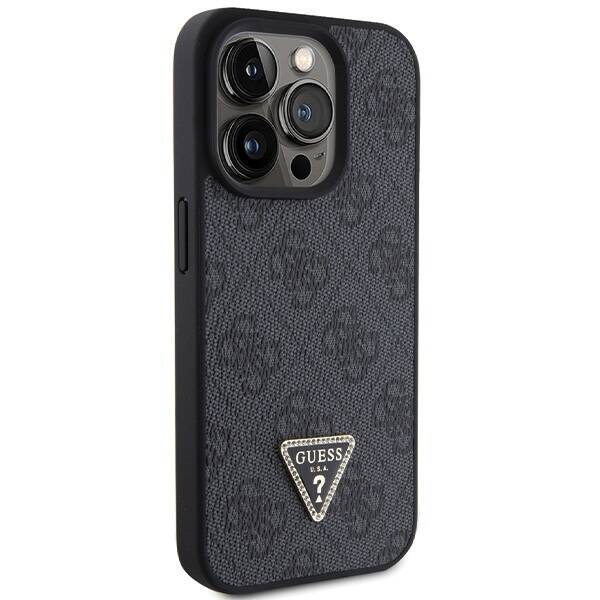 Guess Diamond Triangle | Etui do iPhone 15 Pro - BLACK