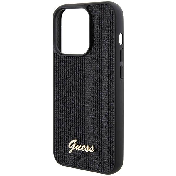 Guess Disco Metal Script | Etui do iPhone 15 Pro Max - BLACK