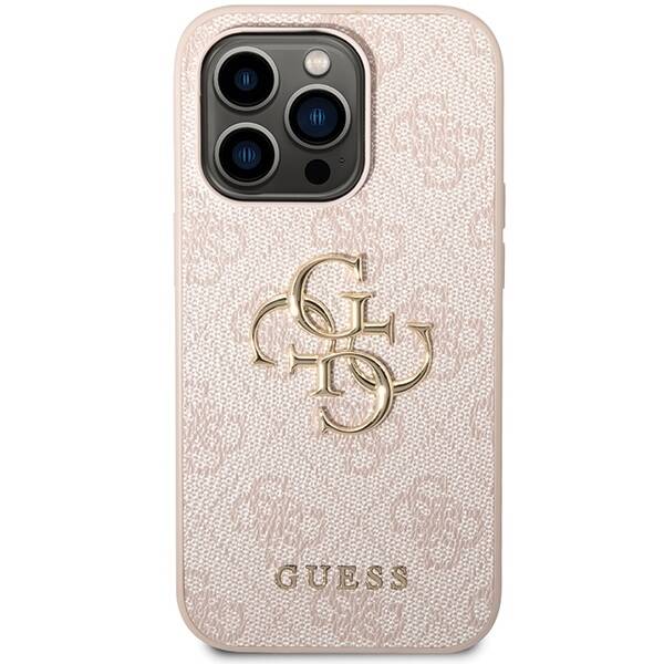 Guess ETUI 4G BIG METAL LOGO do iPhone 15 Pro Max