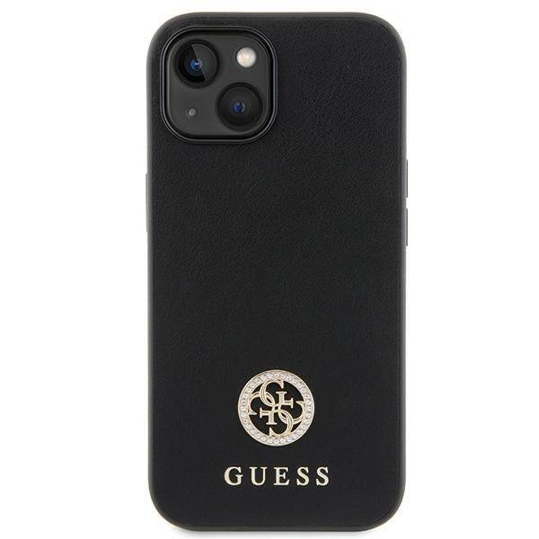 Guess ETUI 4G STRASS METAL LOGO do iPhone 15 Plus / 14 Plus