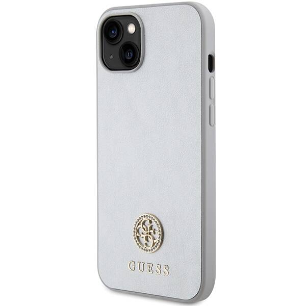 Guess ETUI 4G STRASS METAL LOGO do iPhone 15 Plus / 14 Plus