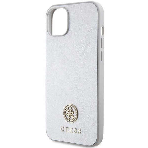 Guess ETUI 4G STRASS METAL LOGO do iPhone 15 Plus / 14 Plus