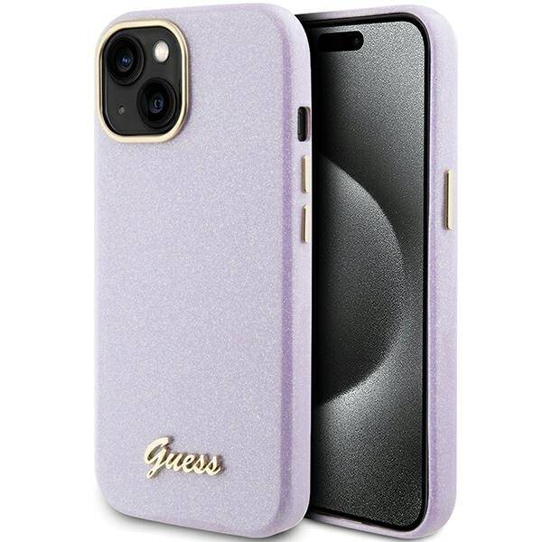 Guess ETUI GLITTER GLOSSY SCRIPT do iPhone 15 / 14 / 13