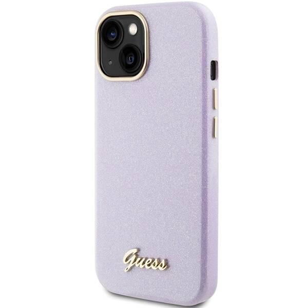 Guess ETUI GLITTER GLOSSY SCRIPT do iPhone 15 / 14 / 13