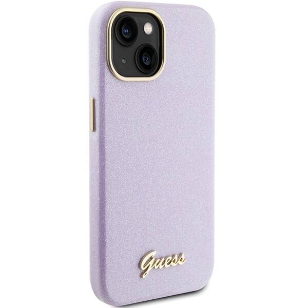 Guess ETUI GLITTER GLOSSY SCRIPT do iPhone 15 / 14 / 13