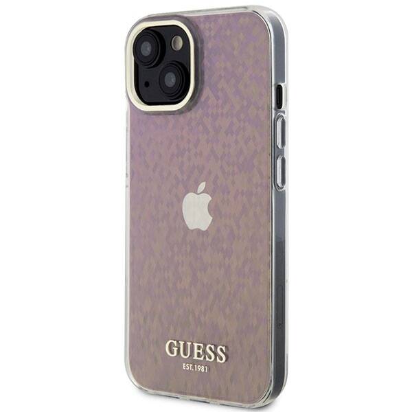 Guess ETUI IML FACETED MIRROR DISCO IRIDESCENT do iPhone 15 / 14 / 13