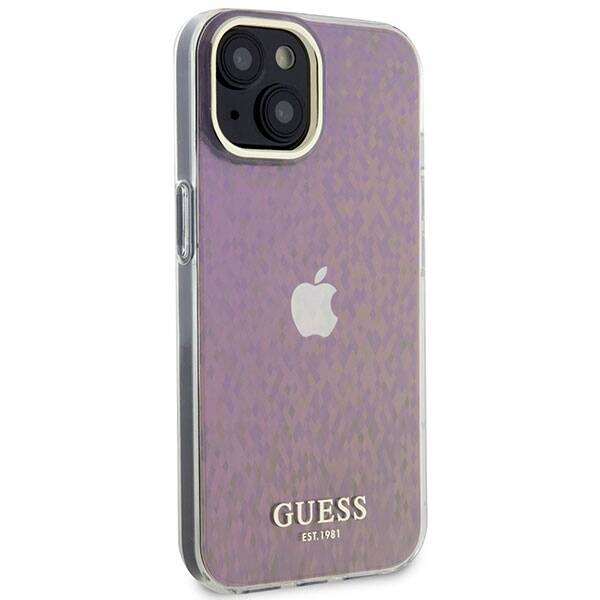 Guess ETUI IML FACETED MIRROR DISCO IRIDESCENT do iPhone 15 / 14 / 13