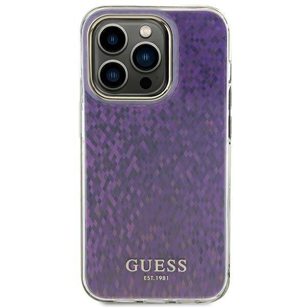 Guess ETUI IML FACETED MIRROR DISCO IRIDESCENT do iPhone 15 Pro