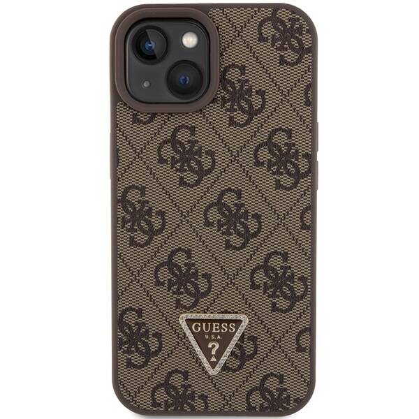 Guess ETUI LEATHER 4G TRIANGLE STRAS do iPhone 15 / 14 / 13