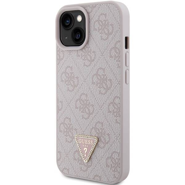 Guess ETUI LEATHER 4G TRIANGLE STRAS do iPhone 15 / 14 / 13