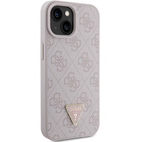 Guess ETUI LEATHER 4G TRIANGLE STRAS do iPhone 15 / 14 / 13