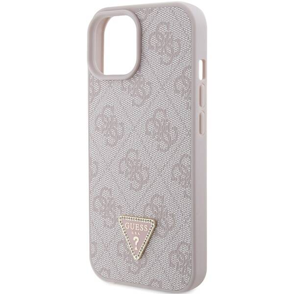 Guess ETUI LEATHER 4G TRIANGLE STRAS do iPhone 15 / 14 / 13