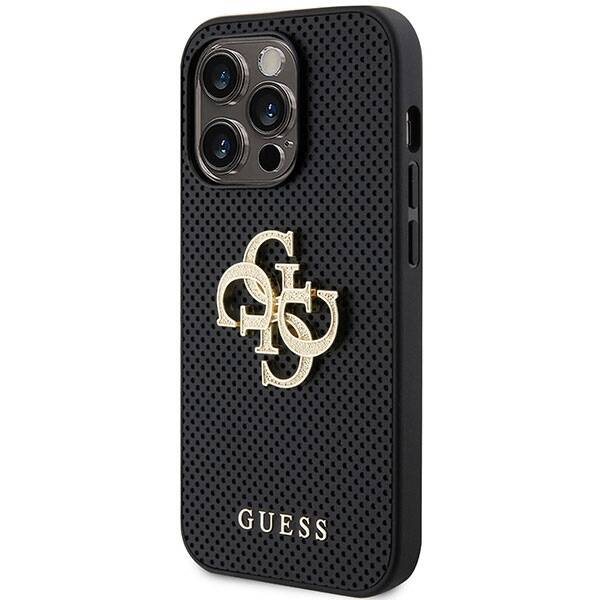 Guess ETUI PERFORATED 4G GLITTER do iPhone 15 Pro